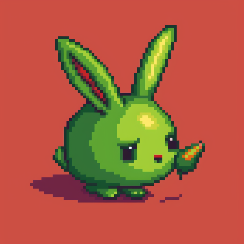 Blossom Pixel Rabbit