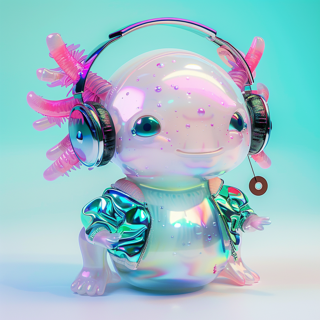 Neon Axolotls Collection